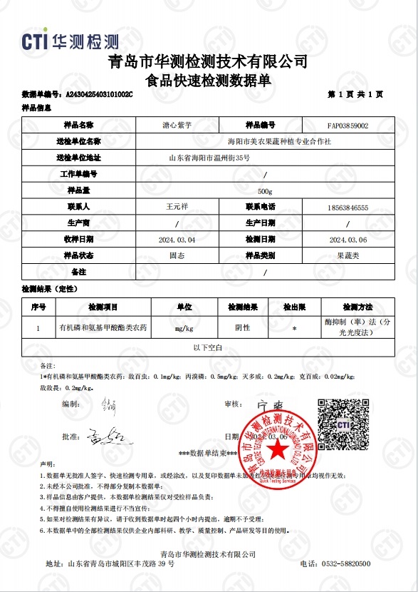 福建九养芝特级桂圆干检测报告