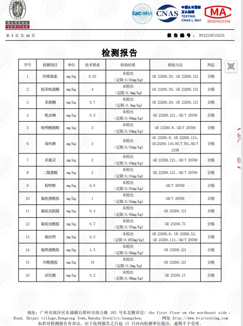 宜昌誉福天下纽荷尔脐橙检测报告P3
